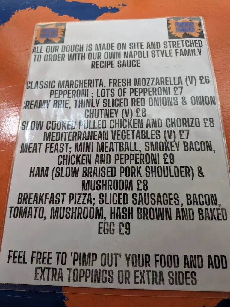 Menu_Freddie's fowlers_Calderdale_image_2