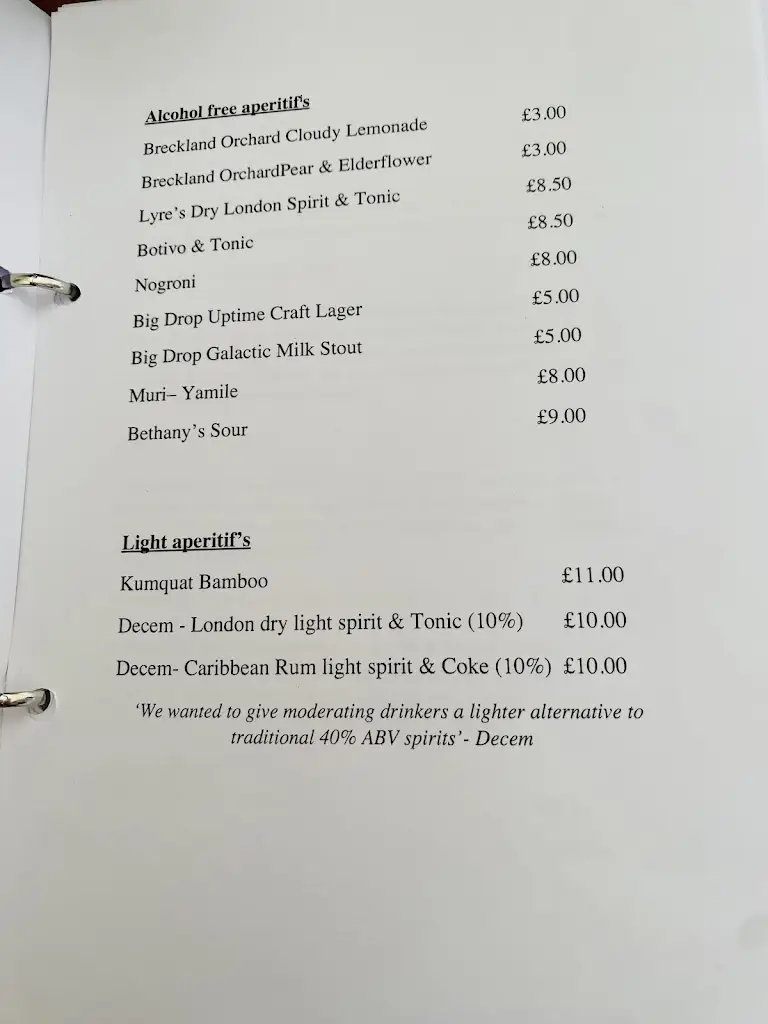 Menu_Restaurant Twenty Two_Cambridgeshire_image_2