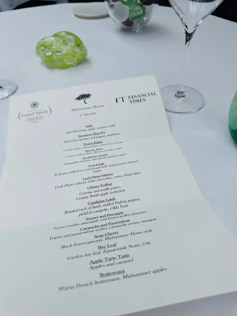 Menu_Midsummer House_Cambridgeshire_image_1