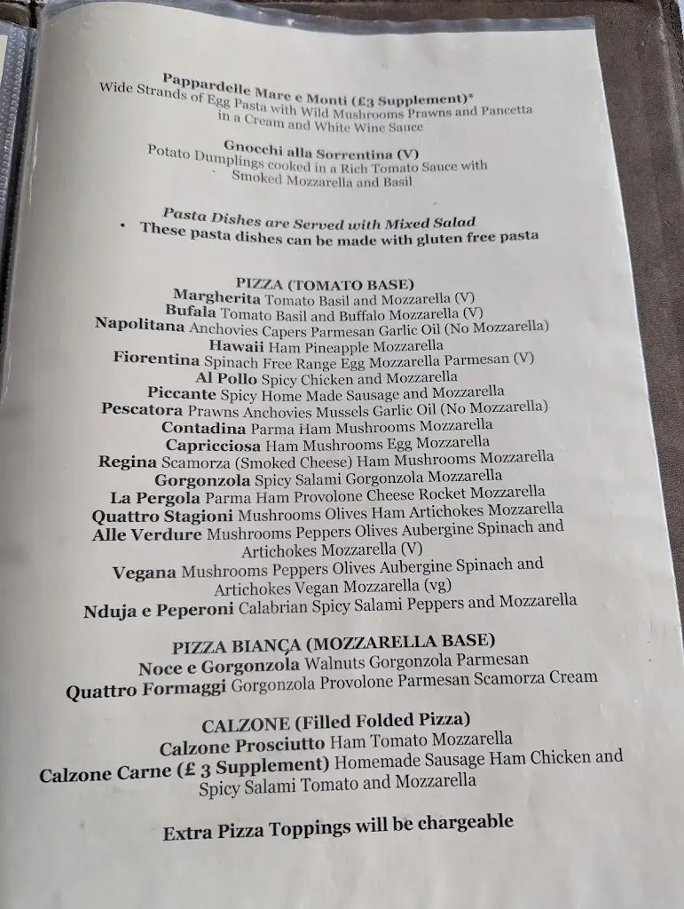 Menu_La Pergola_Cambridgeshire_image_2