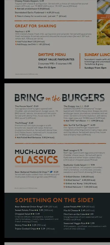 Menu_Redditch Beefeater_Alvechurch_image_4