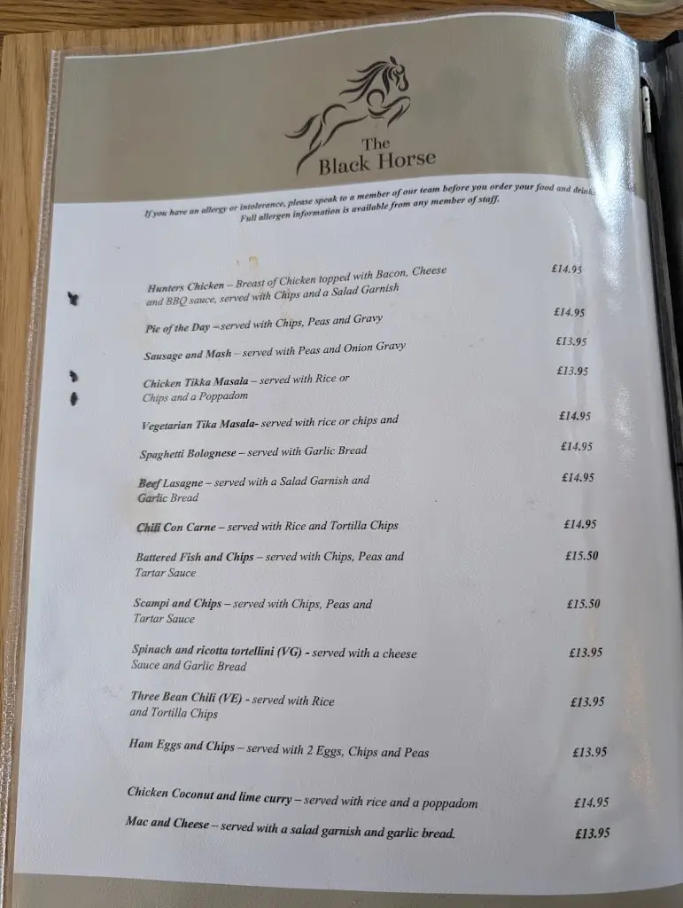 Menu_The Black Horse at Cherhill_Calne_image_1