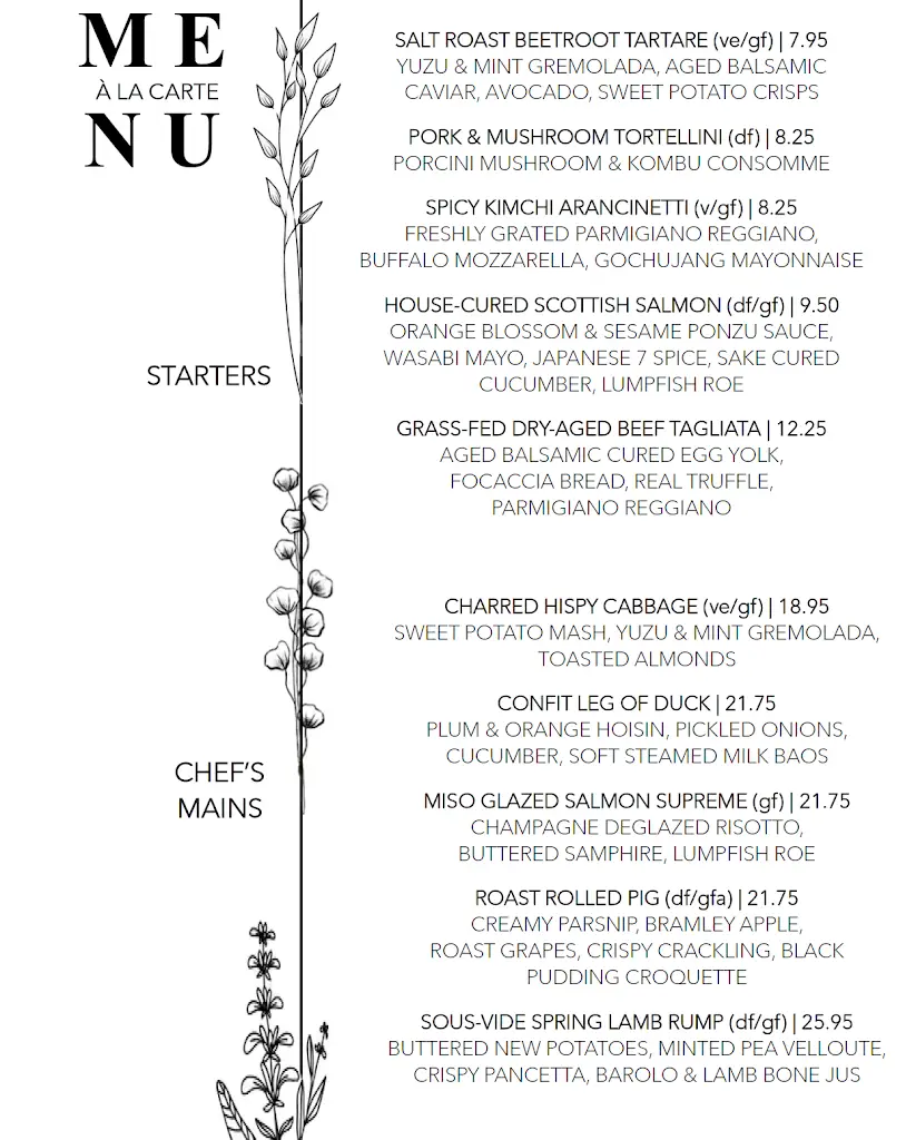 Menu_The Duke Hotel_Calne_image_3