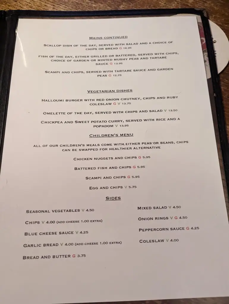 Menu_Manor House Inn_Callington_image_1
