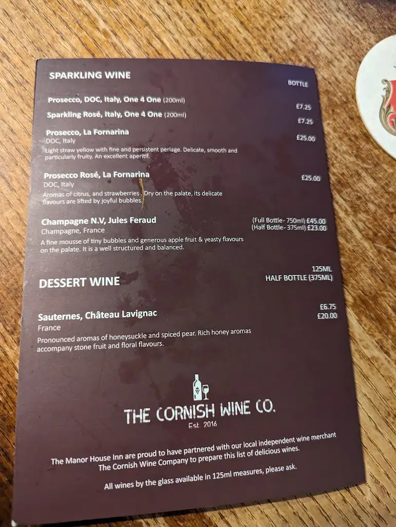 Menu_Manor House Inn_Callington_image_4