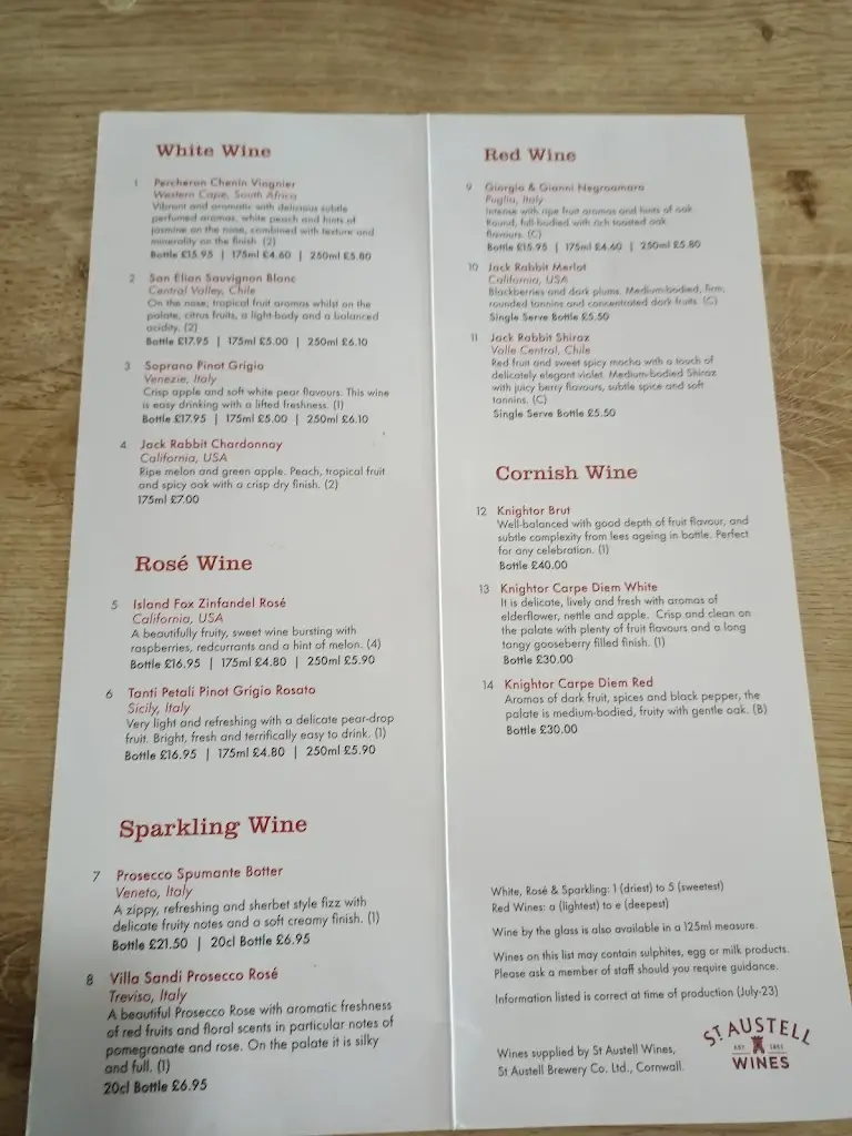 Menu_Louis Tea Rooms_Callington_immagine_3