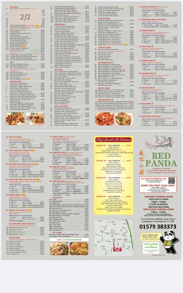 Menu_Red Panda_Callington_image_1