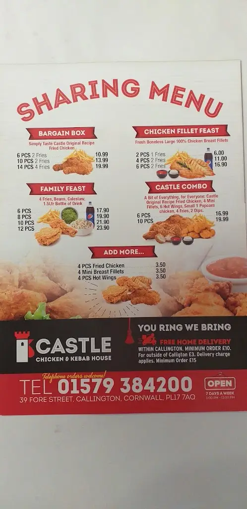Menu_Castle Chicken & Kebab House_Callington_image_2