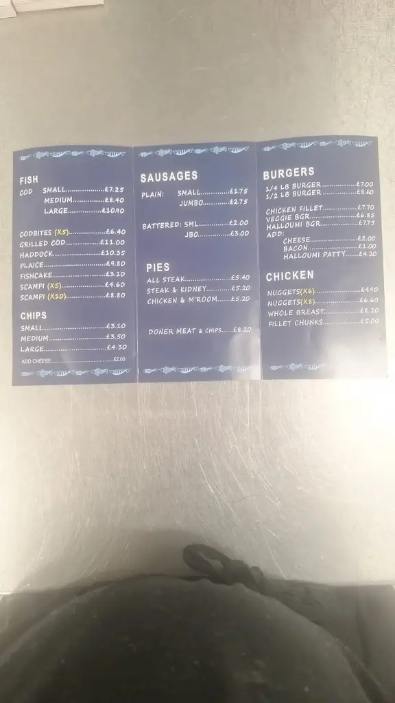 Menu_The Blue Chip_Callington_image_2