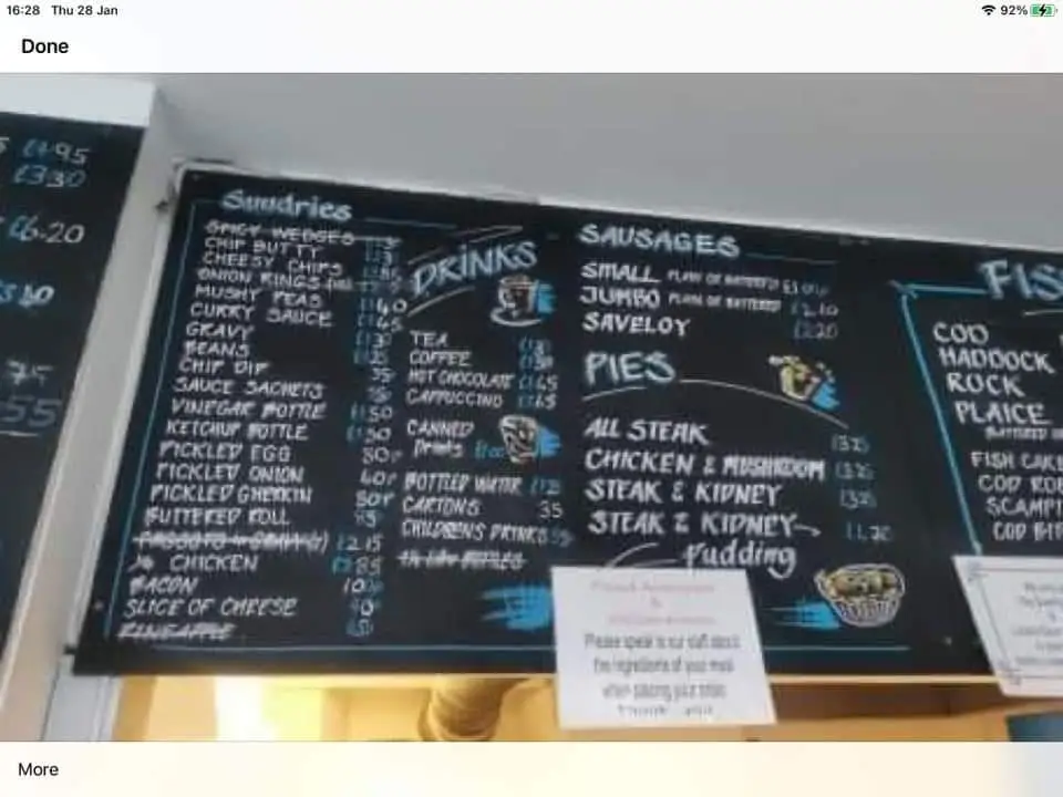 Menu_The Blue Chip_Callington_image_3