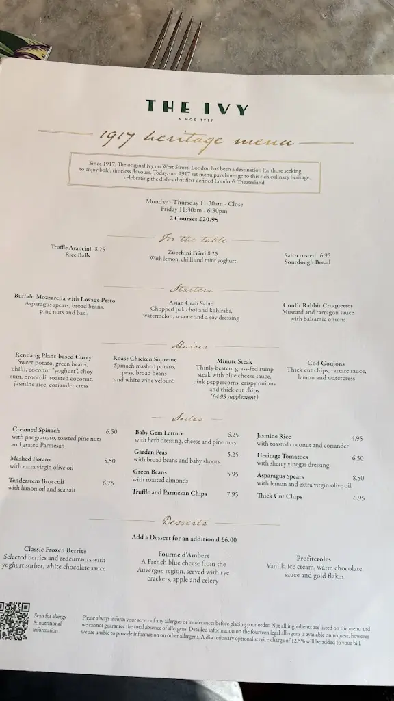 Menu_The Ivy Cambridge Brasserie_Cambridge_image_1