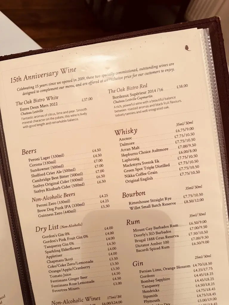 Menu_The Oak Bistro_Cambridge_image_4