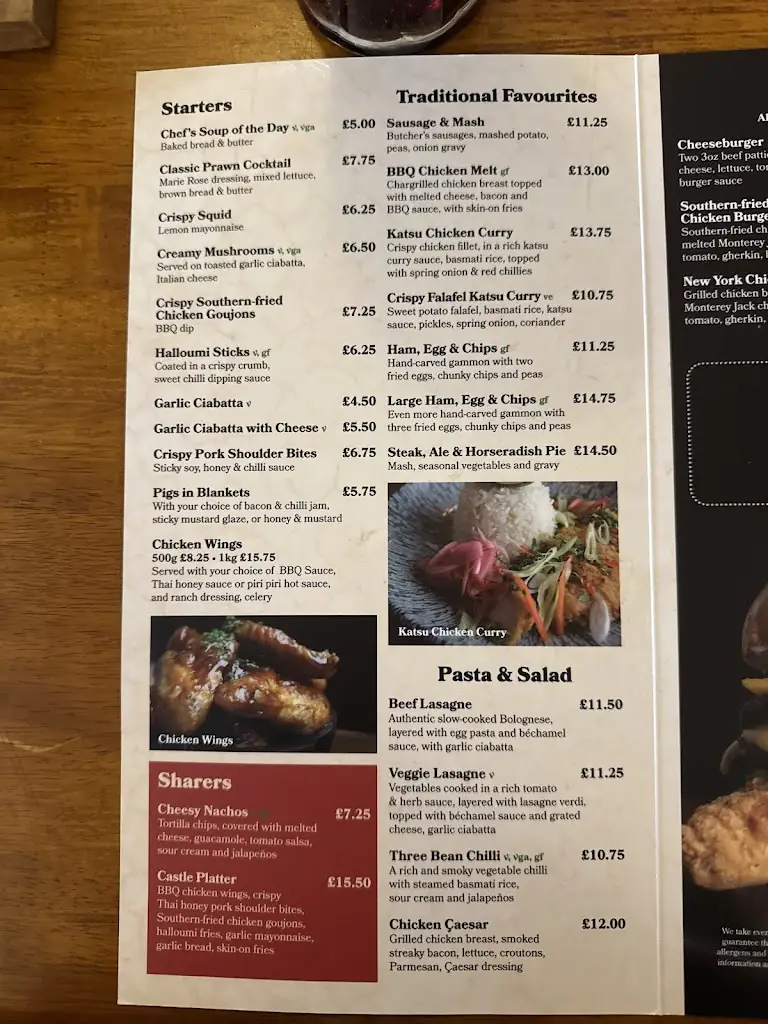 Menu_Castle Carvery - Caister_Caister-on-Sea_image_3