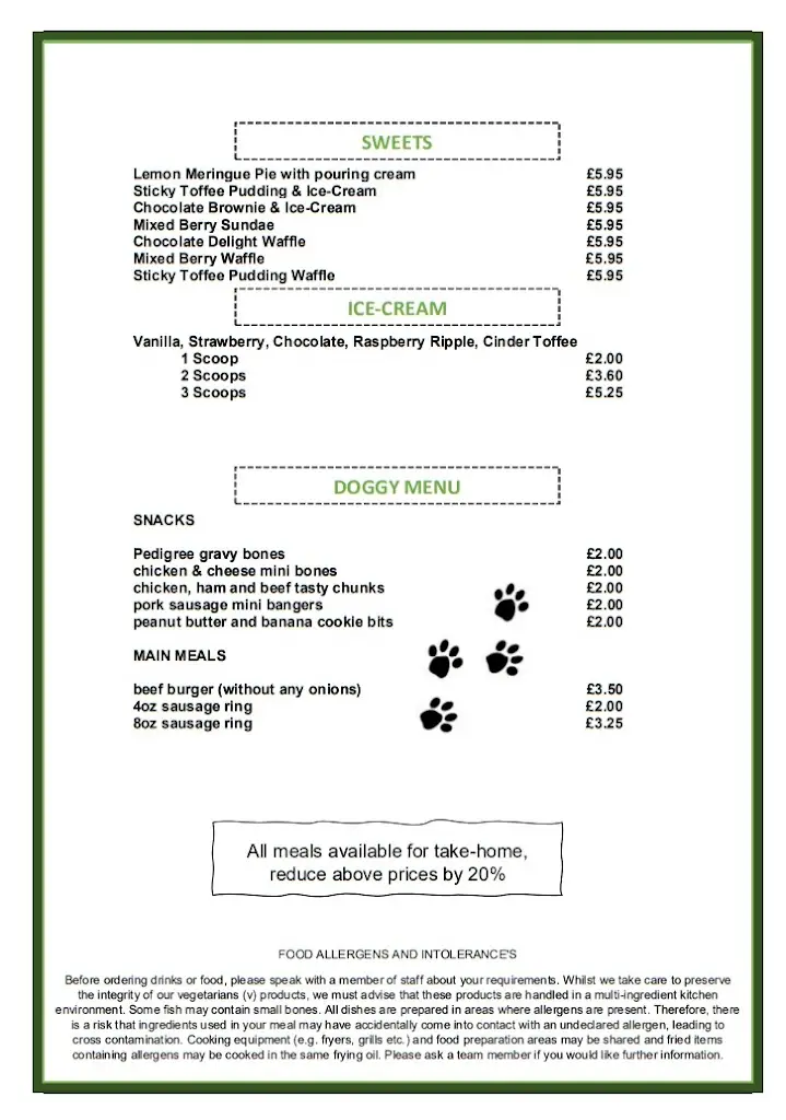 Menu_Crown & Cushion Inn_Appleby_imagen_1