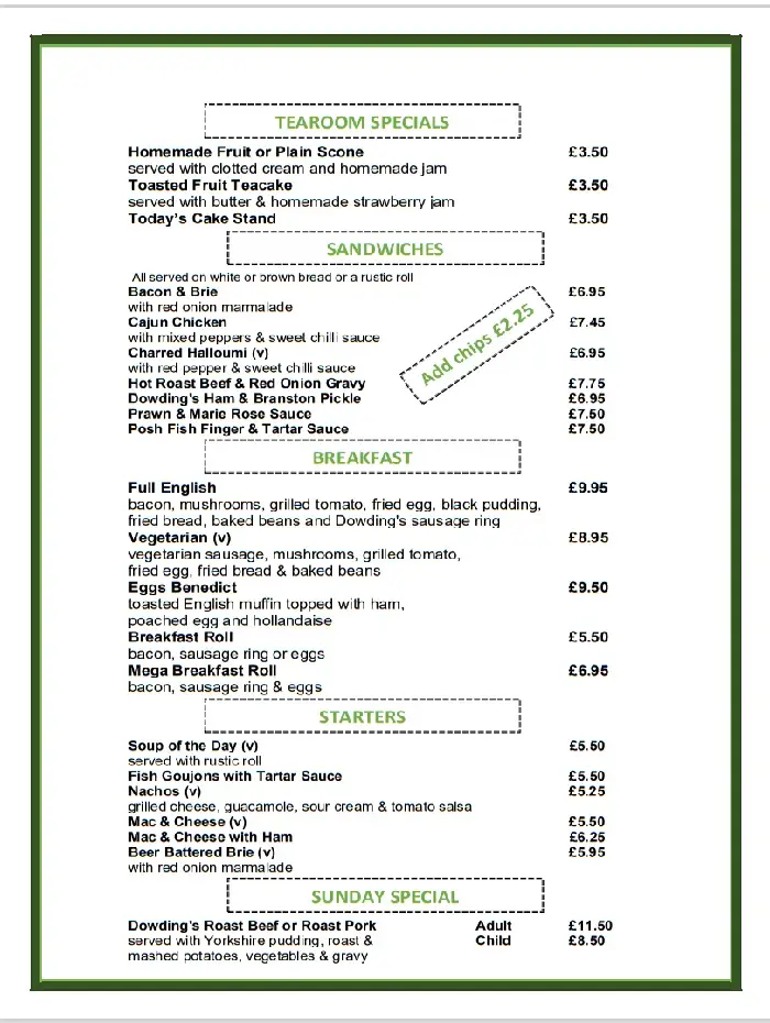 Menu_Crown & Cushion Inn_Appleby_imagen_3