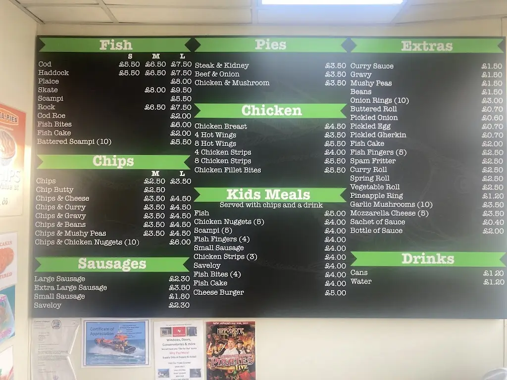 Menu_Brilliant Fish & Chips_Caister-on-Sea_image_4