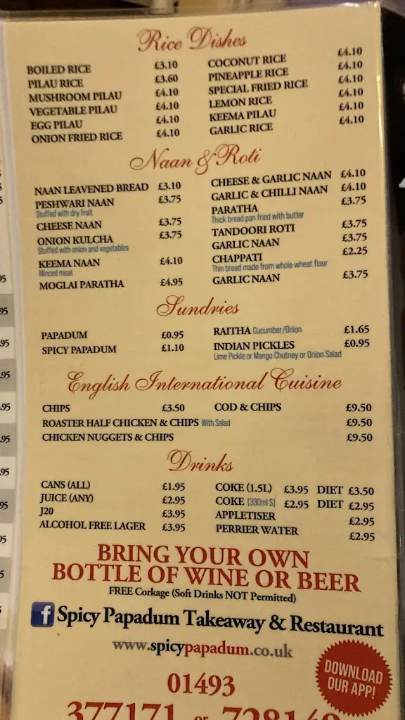 Menu_Spicy Papadum_Caister-on-Sea_image_4