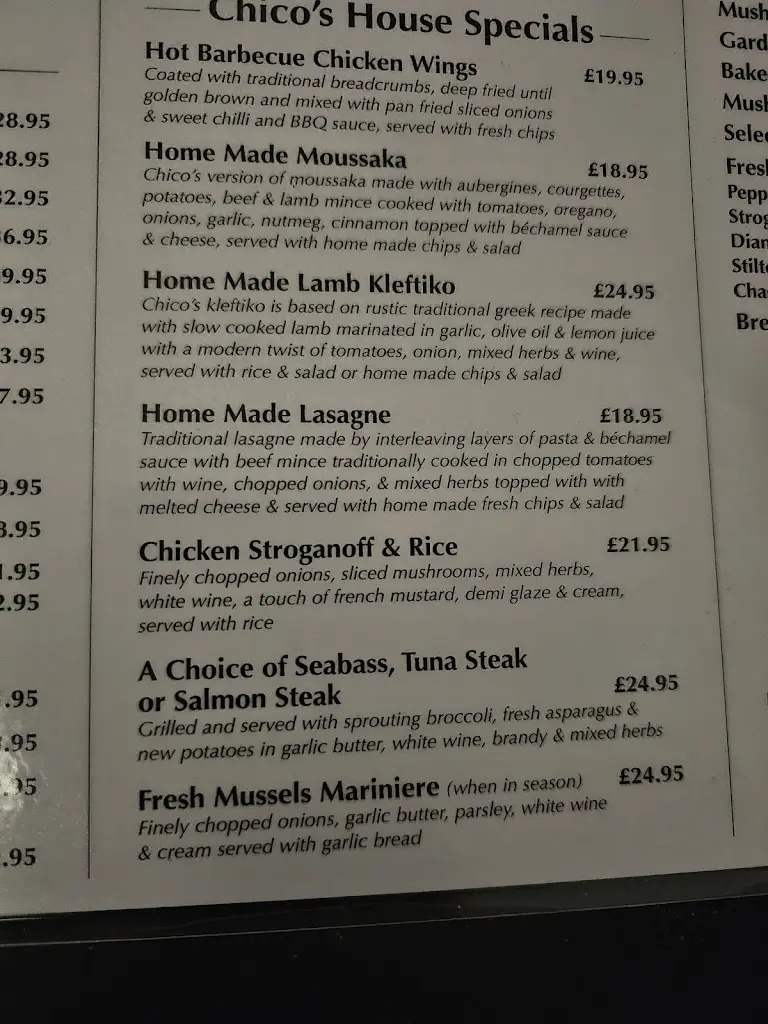 Menu_Chico's Restaurant_Caister-on-Sea_image_1