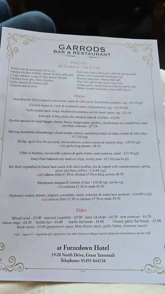 Jak Miller_Garrods bar and restaurant_Caister-on-Sea_review