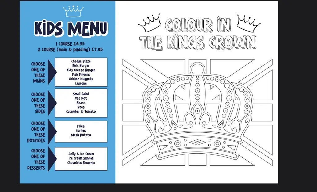 Menu_The Kings Arms_Caister-on-Sea_image_4