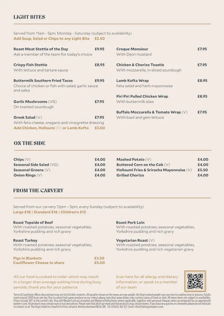 Menu_The Hog's Head Inn_Amble_image_2