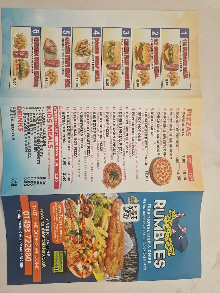 Menu_Rumbles Fish Kebab & Pizza_Caister-on-Sea_image_1