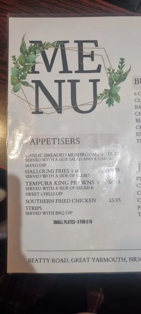 Menu_The Avenue_Caister-on-Sea_image_4