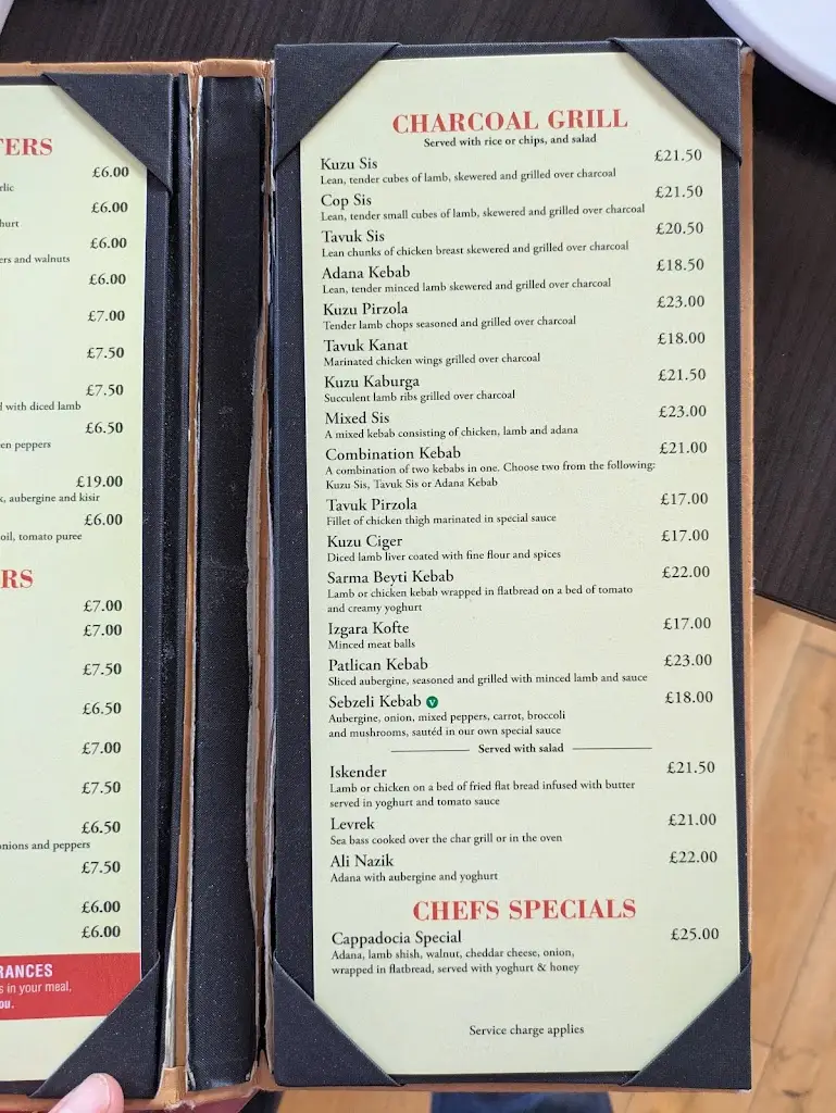 Menu_Cappadocia Turkish Restaurant_Capel Saint Mary_image_4