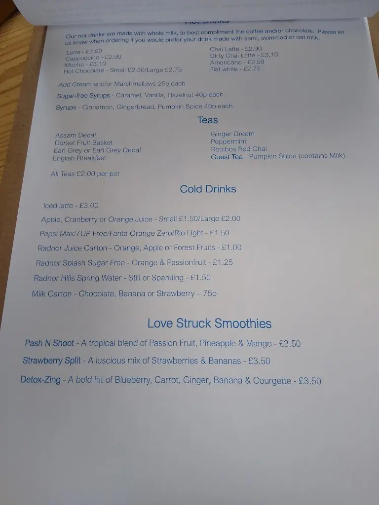 Menu_The Hub On The Heath_Canford Heath_image_4