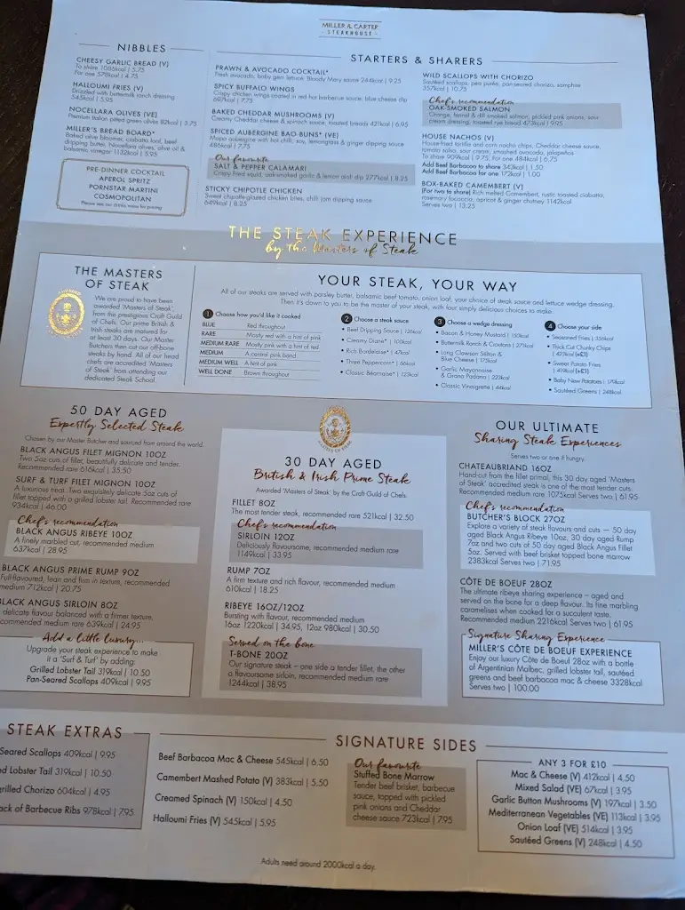 Menu_Miller & Carter Cannock_Cannock_image_2