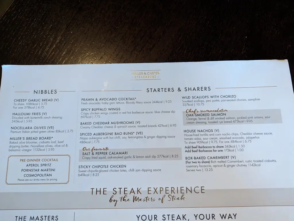 Menu_Miller & Carter Cannock_Cannock_image_3