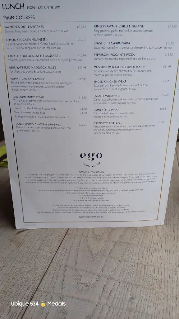 Menu_Ego at Tumbledown Farm, Cannock_Cannock_image_1