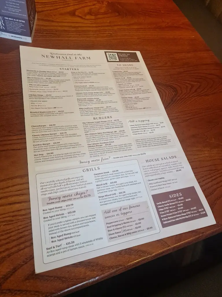 Menu_Newhall Farm_Cannock_image_2