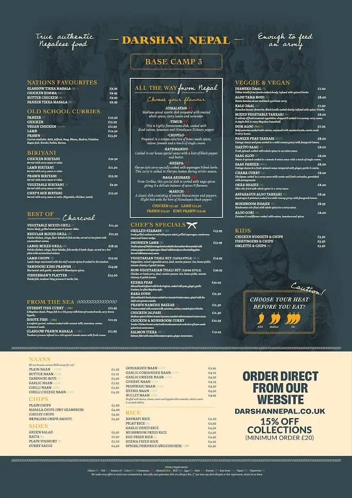 Menu_Darshan Nepal_Cannock_image_1