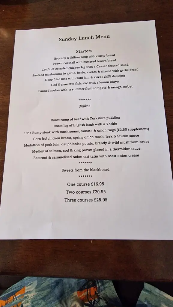 Menu_The Rag_Cannock_image_1