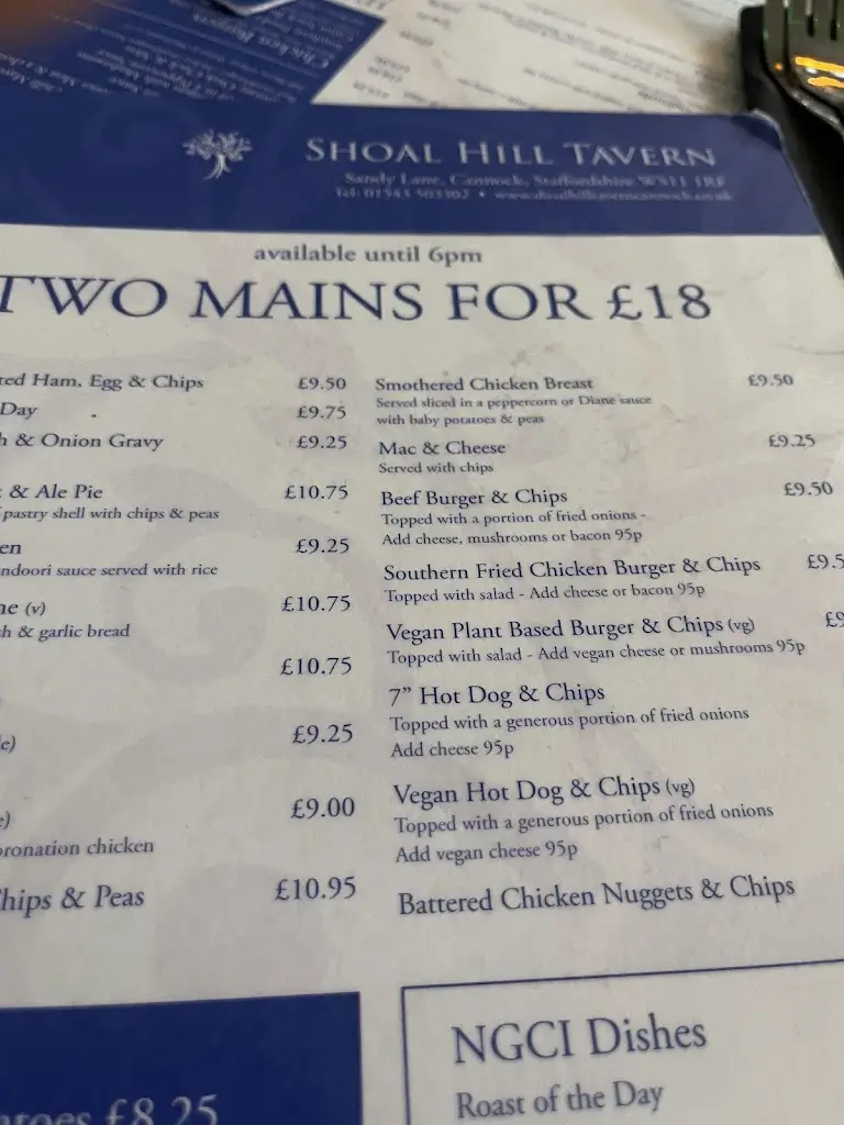 Menu_The Shoal Hill Tavern_Cannock_image_4