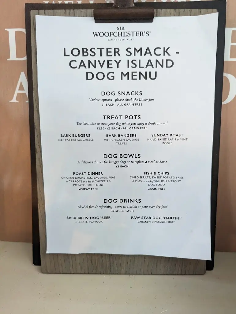 Menu_Lobster Smack_Canvey Island_imagen_4