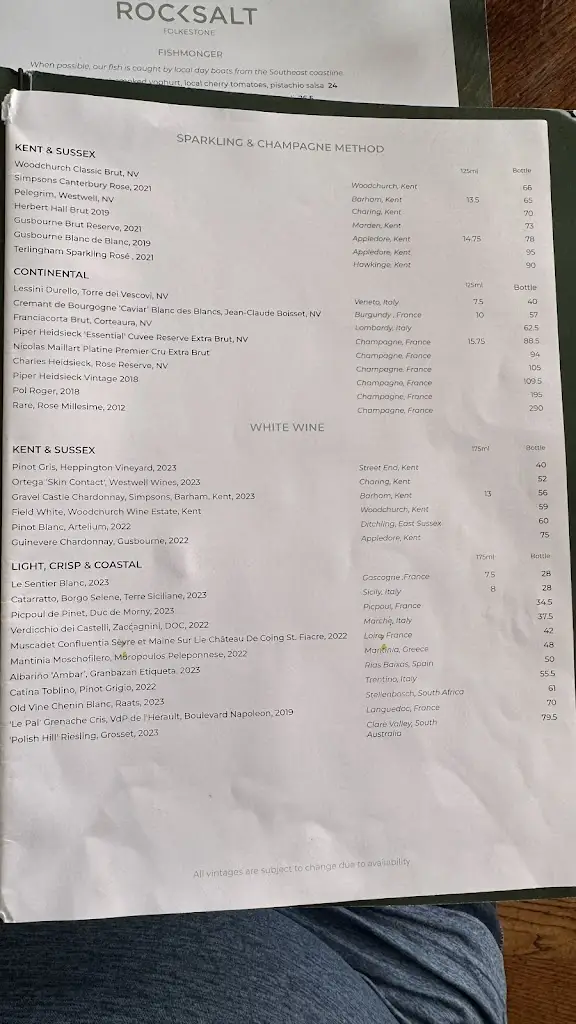 Menu_Rocksalt Restaurant_Capel le Ferne_image_1