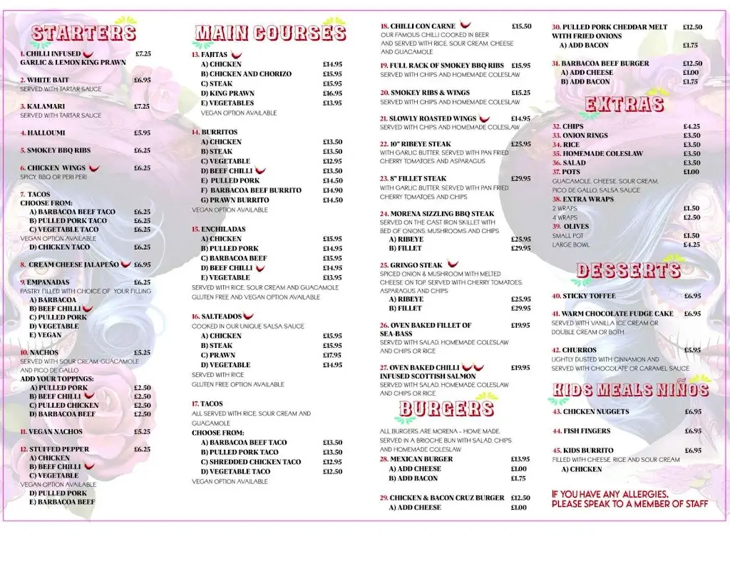 Menu_Morena Restaurant Bar & Cocktails_Capel le Ferne_image_2