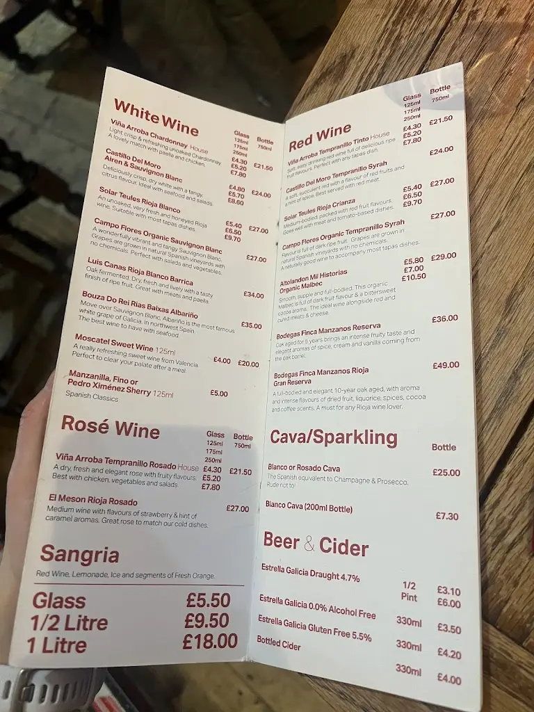 Menu_El Cortador Tapas Bar_Capel le Ferne_image_4