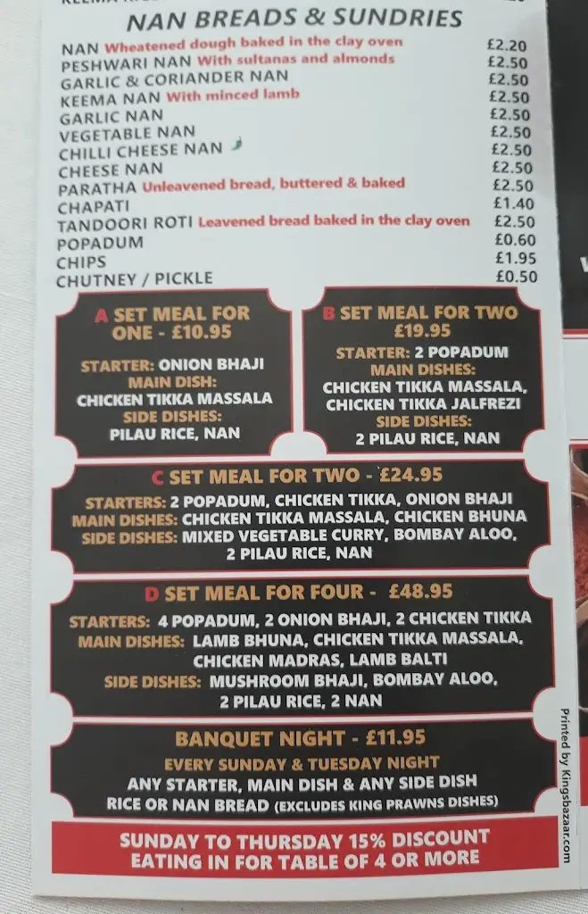 Menu_Miah's_Castle Cary_image_1