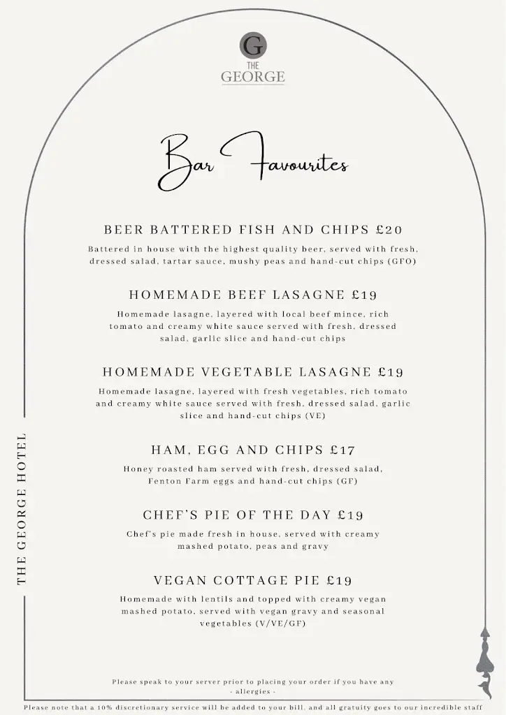 Menu_The George Hotel_Castle Cary_image_4