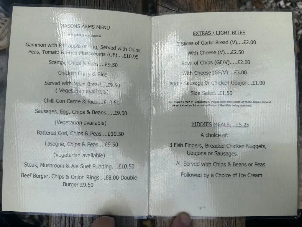 Menu_The Masons Arms_Carterton_image_1