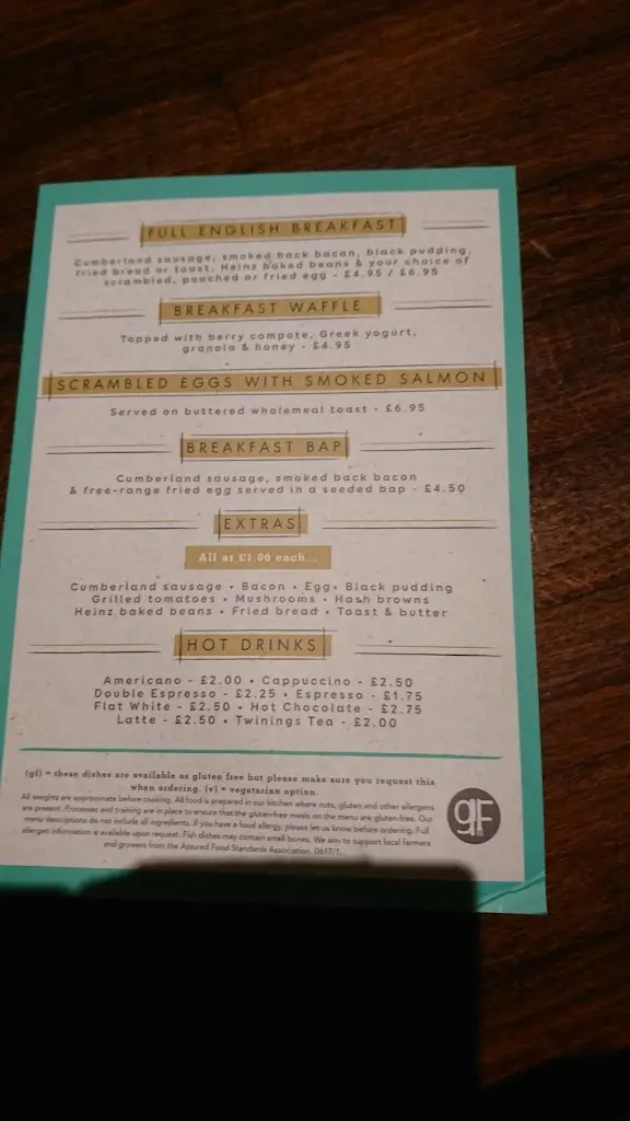 Menu_The Beehive, Carterton_Carterton_image_3