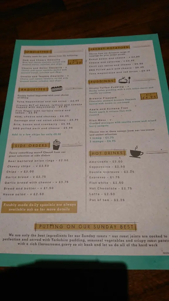 Menu_The Beehive, Carterton_Carterton_image_4