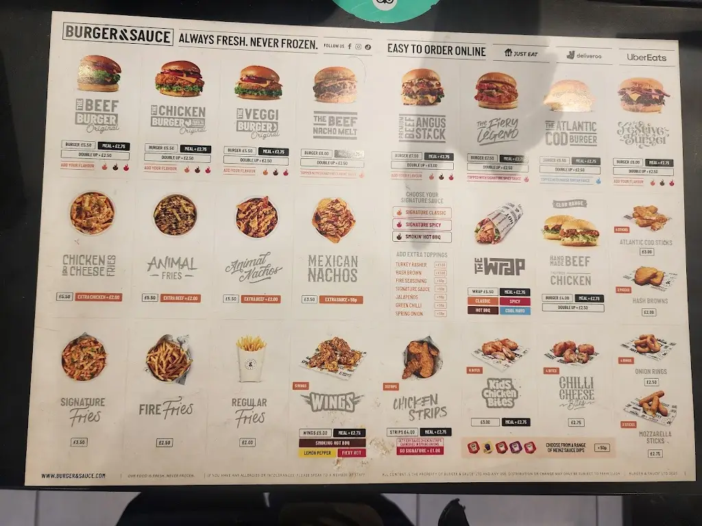 Menu_BURGER & SAUCE - Castle Vale_Castle Vale_image_2