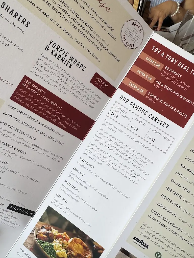 Menu_Toby Carvery Castle Bromwich_Castle Vale_image_1