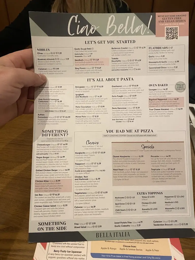 Menu_Bella Italia - Castleford_Castleford_image_2