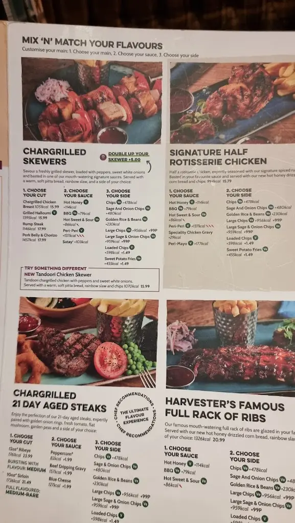 Menü_Harvester Winding Wheel Castleford_Castleford_Bild_3