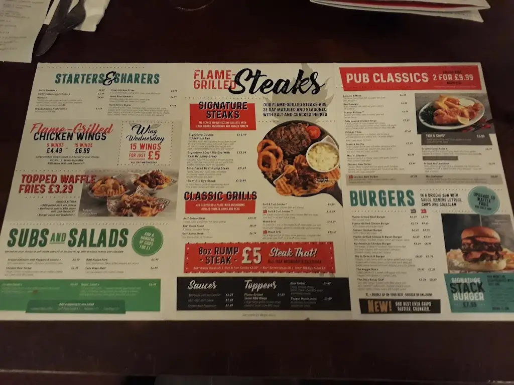 Menu_Singing Chocker_Castleford_image_2